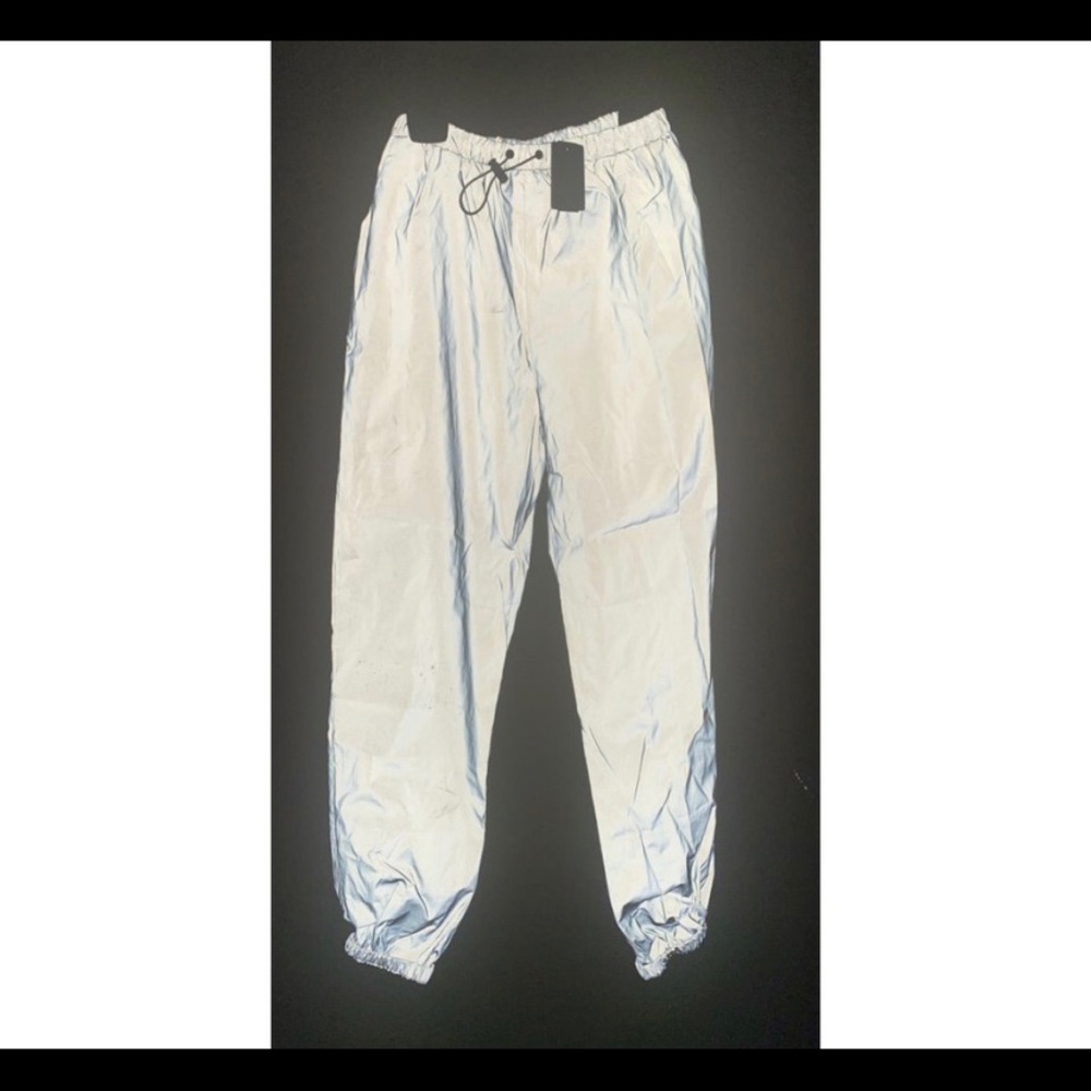 BNWT reflective “windbreaker” pants